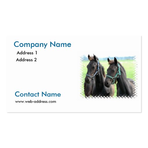 Black Horse Business Card