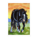 Black Horse in the Sunset posters by jackmorgan Black Horse in the Sunset posters