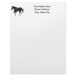 Black Horse Customized Letterhead