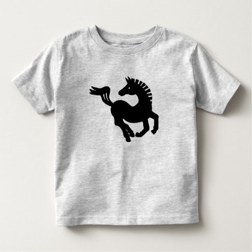 black horse t shirt