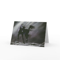 Black Horse Wisdom cards by fyrelyte Black Horse Wisdom cards