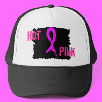 Black Hot Pink Hat hats