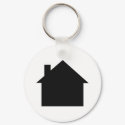 black house icon keychains