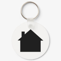 black house icon keychains