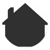 black house icon stickers