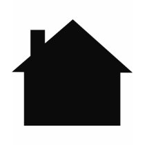 black house icon t-shirt