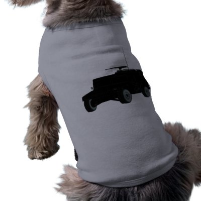Black Hummer Pet Tee by original_designs