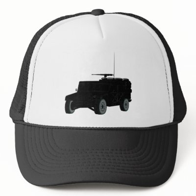 Black Hummer Mesh Hats by original_designs