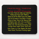 Black Hurricane Katrina Vs Iowa mousepads