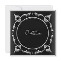 Black Invitation any Occasion