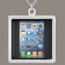 Black iPhone 4 necklaces