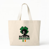Black Irish Tote Bag