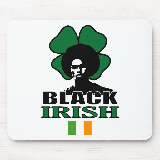 Black Irish Mouse Pad Zazzle