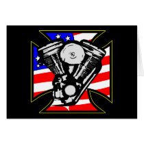Black Iron Cross Flag Hd Mc 2 Greeting Cards