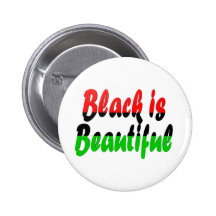 Black is Beautiful Pan-African Flag Buttons