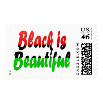 Black is Beautiful Pan-African Flag Stamp