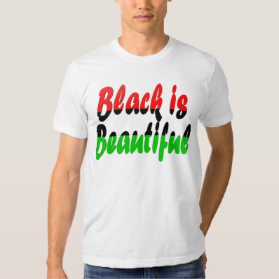Black is Beautiful Pan-African Flag T Shirt