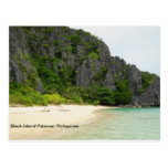 Black Island Palawan Philippines Post Card