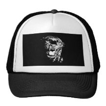 Black Jaguar Trucker Hats