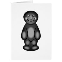 Black Jelly Baby Card