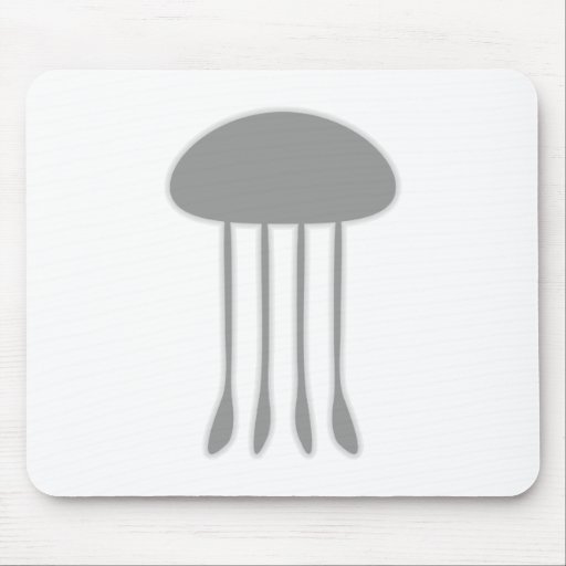 Black Jellyfish Mouse Pad
