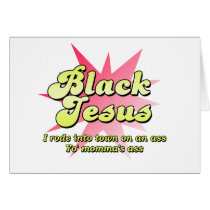 Black Jesus cards by megedsh Black Jesus cards