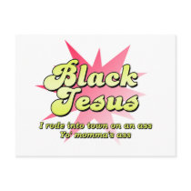 Black Jesus Post Card