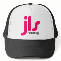 Black JLS Logo Trucker Hat by jlspromo Black JLS Logo Trucker Hat
