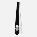 Black Jolly Roger Tie
