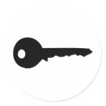 black key stickers
