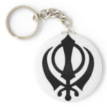 Black Khanda Key Chains
