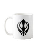 Black Khanda Coffee Mugs