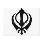 Black Khanda Post Card
