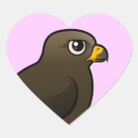 Birdorable Black Kite Heart Sticker