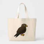 Birdorable Black Kite Jumbo Tote Bag