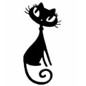 Black Kitty Babe Camisole t-shirts