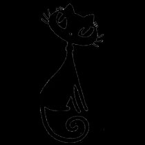 Black Kitty Babe Camisole