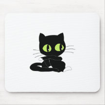 Black Kitty Mousepad