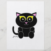 Black Kitty Personalized Flyer