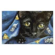 Black kitty stationery by tanyabond Black kitty stationery