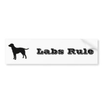 Black Lab Bumper Sticker 1 bumper stickers by labs_rule Black Lab Bumper Sticker 1 bumper stickers
