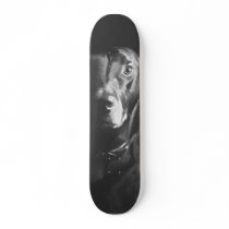 Black Lab Dog Watercolor by Paul Jackson skateboards