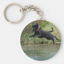 Black Lab Keychain