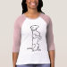 Ladies 3/4 Sleeve Raglan (Fitted)