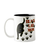 Black Lab Mom Coffee Mug