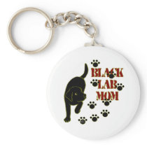 Black Lab Mom Key Chain