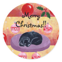Black Lab Ornaments stickers