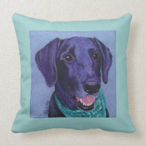 Black Lab Pillow - "Gus" pillows