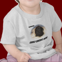 Black Lab Puppy Cuddly Contents t-shirts
