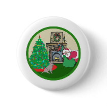 black lab santas buttons